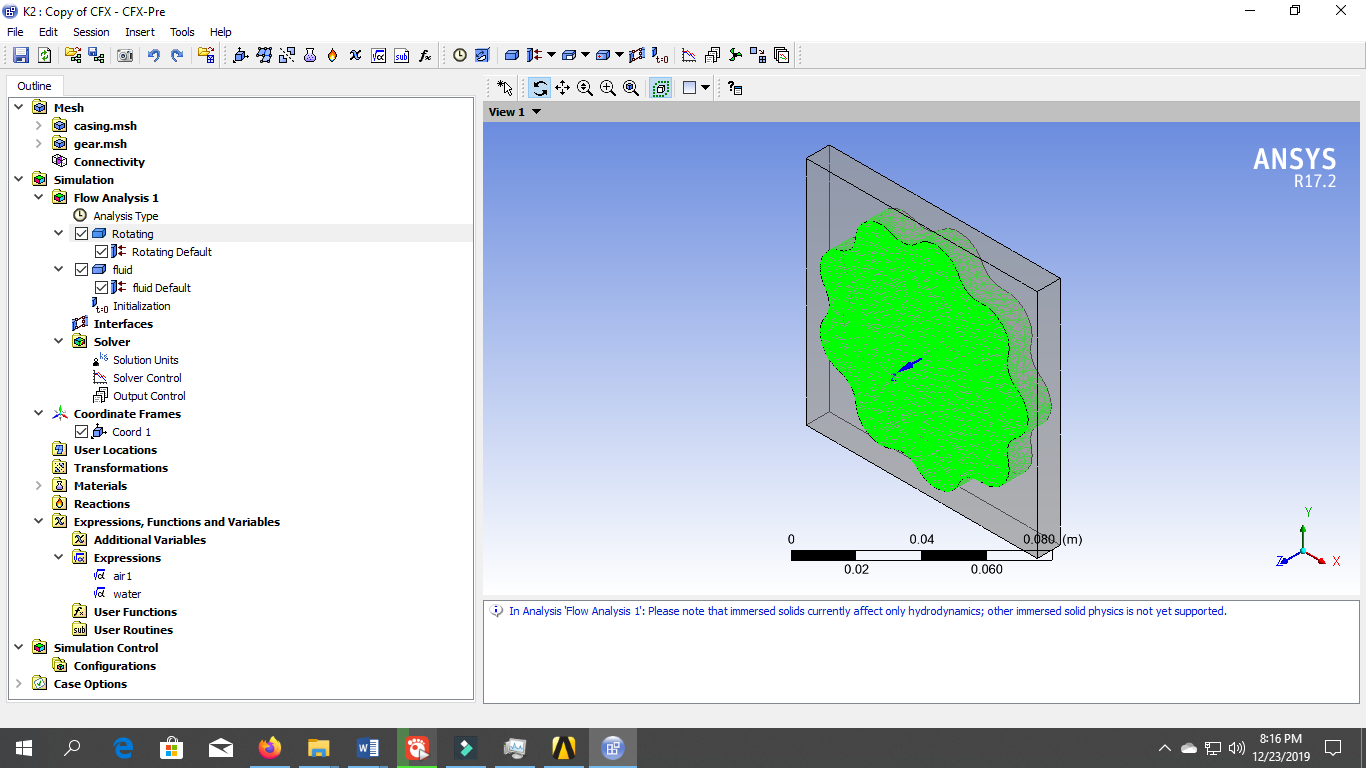 The Design - Immersed Cycloidal Gear Simulation | ANSYS CFX