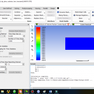 The Design - Contours of Volume Fraction Eulerian Multiphase Flow Analysis | ANSYS Fluent