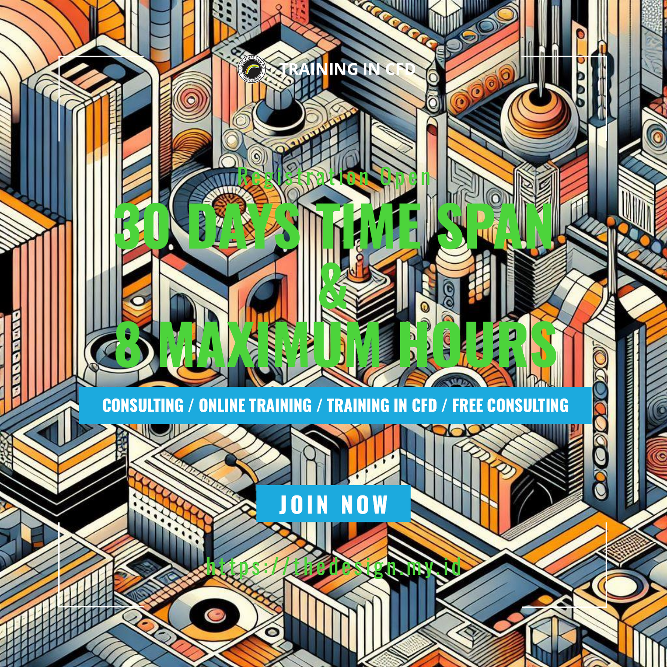 The Design - 30 Days Time Span & 8 Maximum Hours | Training in CFD