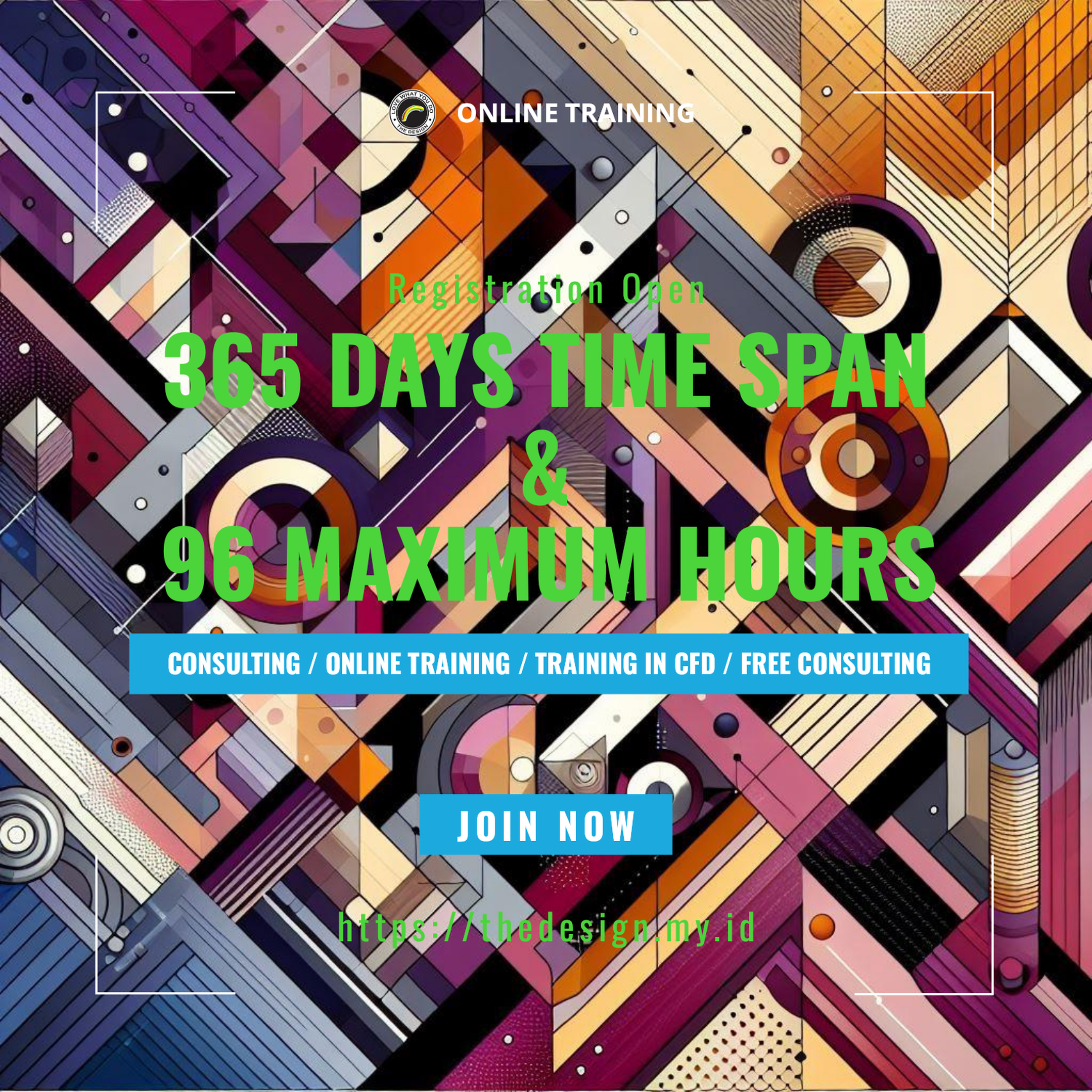 The Design - 365 Days Time Span & 96 Maximum Hours | Online Training