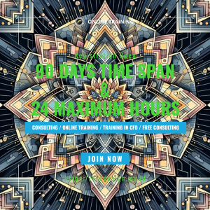 The Design - 90 Days Time Span & 24 Maximum Hours | Online Training