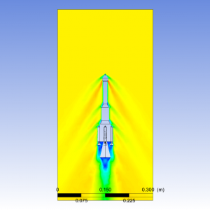 The Design - Analysis of a Rocket Steady State Supersonic Flow Simulation | ANSYS Fluent