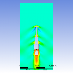 The Design - Analysis of a Rocket Transient State Supersonic Flow Simulation | ANSYS Fluent