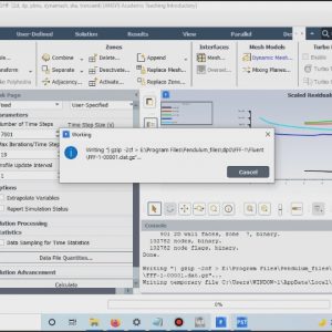 The Design - Scaled Residuals An Ocillating Pendulum Flow Using Dynamic Mesh [Part 1]