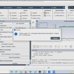 The Design - Scaled Residuals An Ocillating Pendulum Flow Using Dynamic Mesh [Part 2]