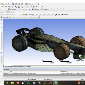 The Design - CFD Mesh Renault Vision 2027 F1 Concept Car Design | Ansys Fluent