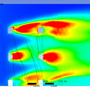 The Design - Analysis of Turbulent Air Flow Over Cylinder Slot Hole | ANSYS CFX