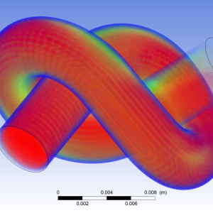 The Design - 3D Knot Pipe CFD Fluid Flow | Ansys Fluent