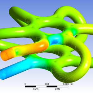 The Design - Ethylene Glycol + Water Liquid Through Star Shaped Radiator | Ansys Fluent