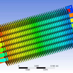 The Design - Ethylene Glycol + Water Liquid Through Car Radiator Cooling System | Ansys Fluent