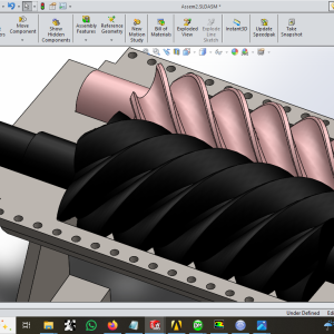 The Design - Analysis Fluid Flow Simulation on Twin Screw Compressor | Ansys Fluent